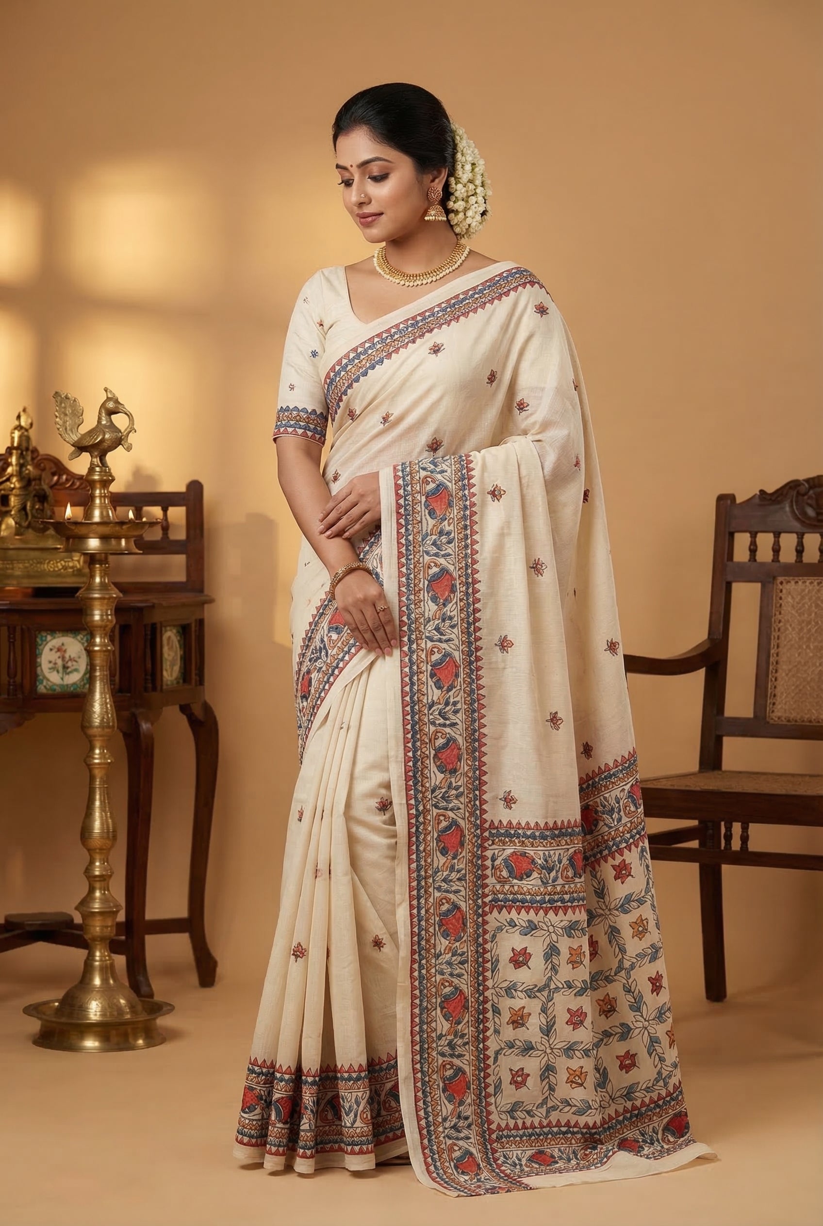 Premium Soft Silk Saree with Zari Border